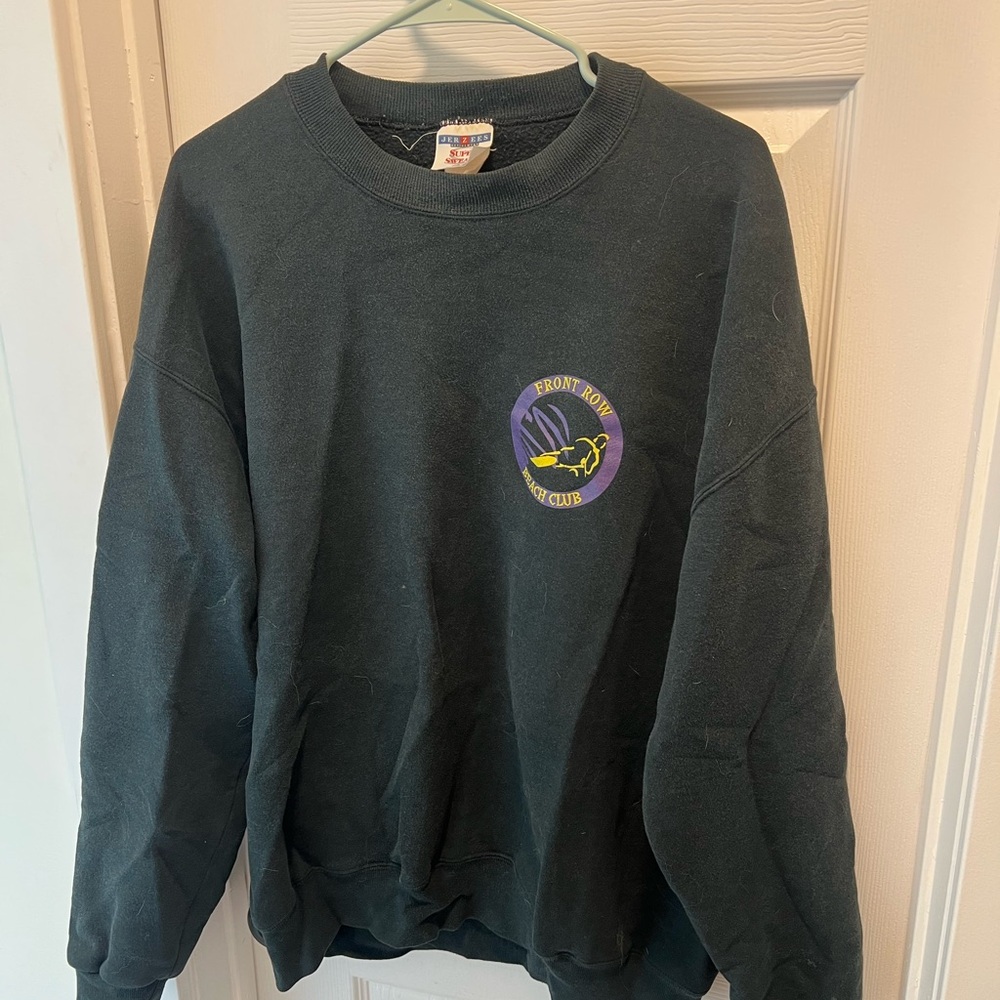 Jerzees Dark Gray Crewneck Sweater